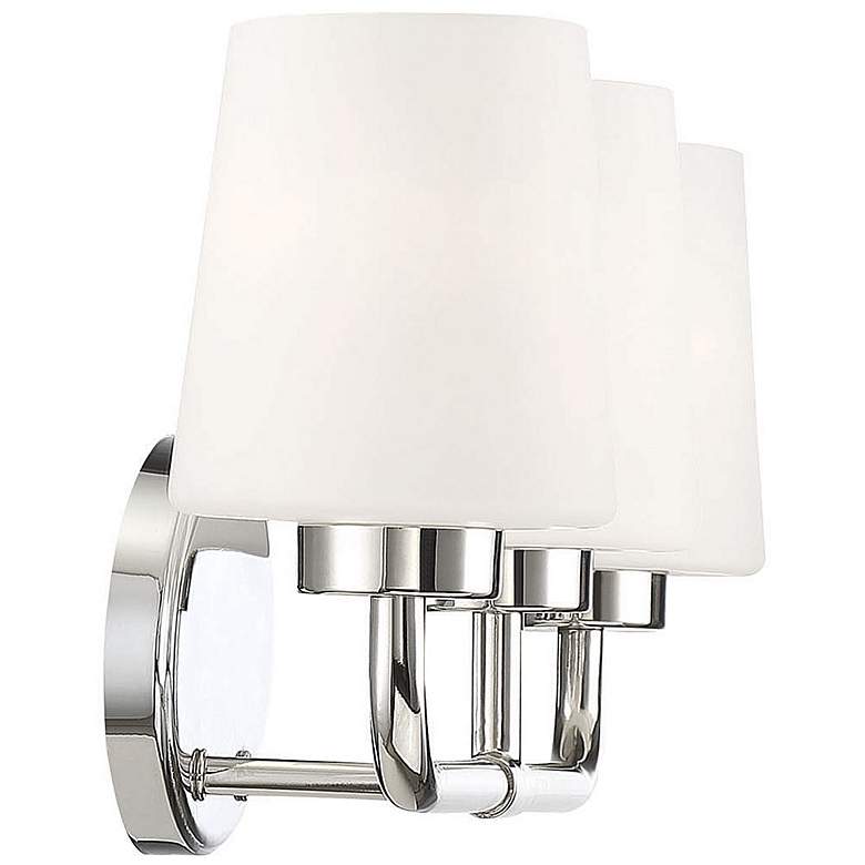 Image 5 Savoy House Capra 22 inchW Polished Nickel 3-Light Bath Light more views