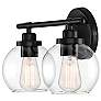 3_Savoy House Carson 14" Wide Matte Black 2-Light Wall Sconce more views