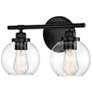 5_Savoy House Carson 14" Wide Matte Black 2-Light Wall Sconce more views