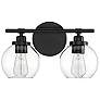 6_Savoy House Carson 14" Wide Matte Black 2-Light Wall Sconce more views