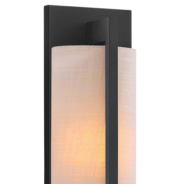 Image 2 Savoy House Carver 22" High Matte Black Wall Sconce more views