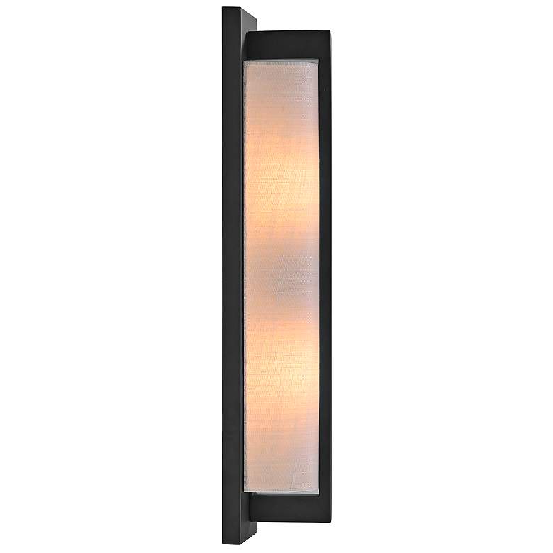 Image 6 Savoy House Carver 22" High Matte Black Wall Sconce more views