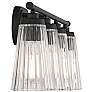 5_Savoy House Chantilly 31"W Matte Black 4-Light Bath Light more views