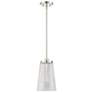 Thumbnail2 of Savoy House Chantilly 8" Wide Polished Nickel Mini Pendant more views