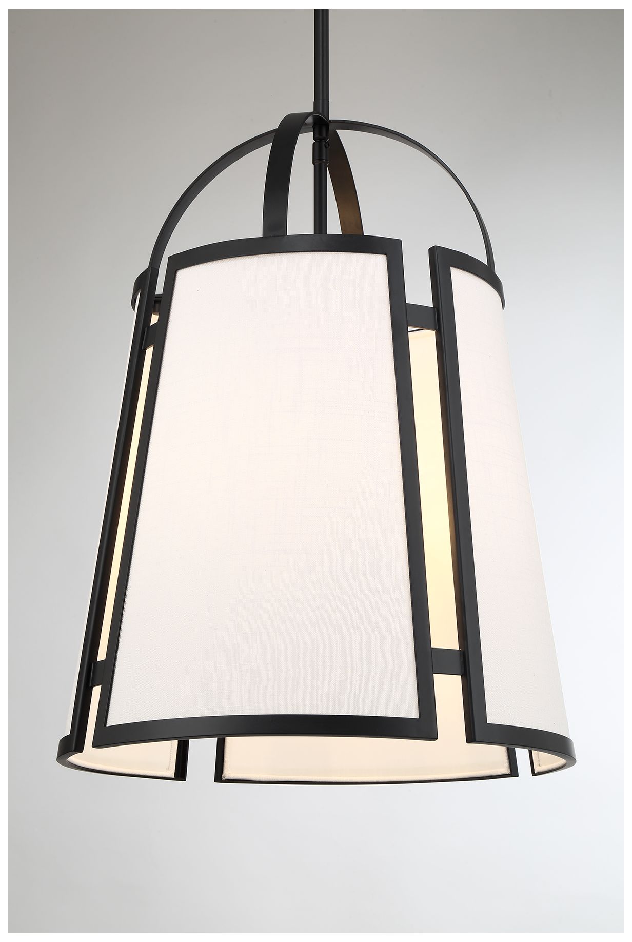 Image 6 Savoy House Chartwell 16 3/4"W Matte Black 4-Light Pendant more views