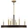 Savoy House Chaucer 30" Wide Warm Brass 8-Light Chandelier