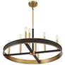 4_Savoy House Chaucer 30" Wide Warm Brass 8-Light Chandelier more views