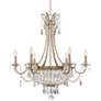 Savoy House Claiborne 33" Wide 6-Light Traditional Crystal Chandelier