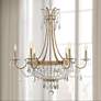 Savoy House Claiborne 33" Wide 6-Light Traditional Crystal Chandelier