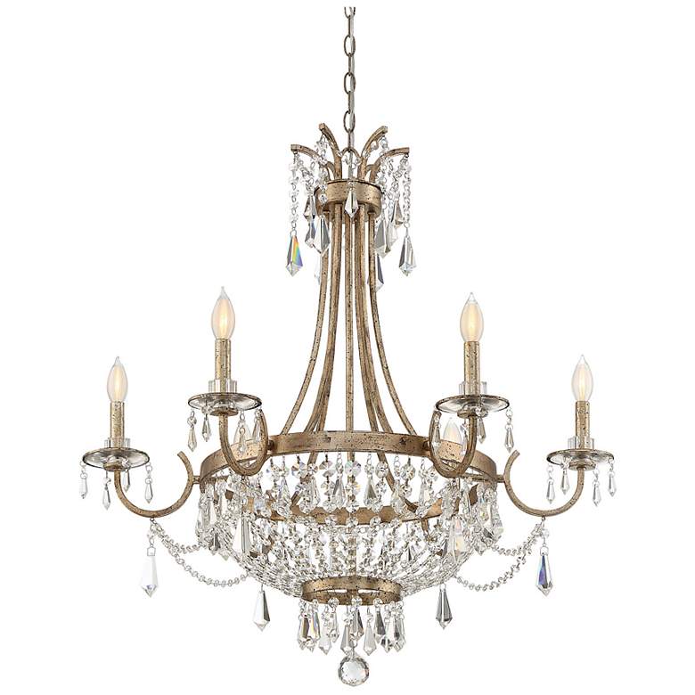 Image 3 Savoy House Claiborne 33" Wide 6-Light Traditional Crystal Chandelier more views