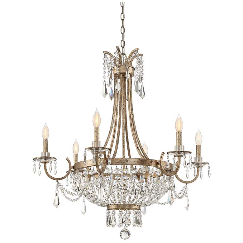 Image 4 Savoy House Claiborne 33" Wide 6-Light Traditional Crystal Chandelier more views