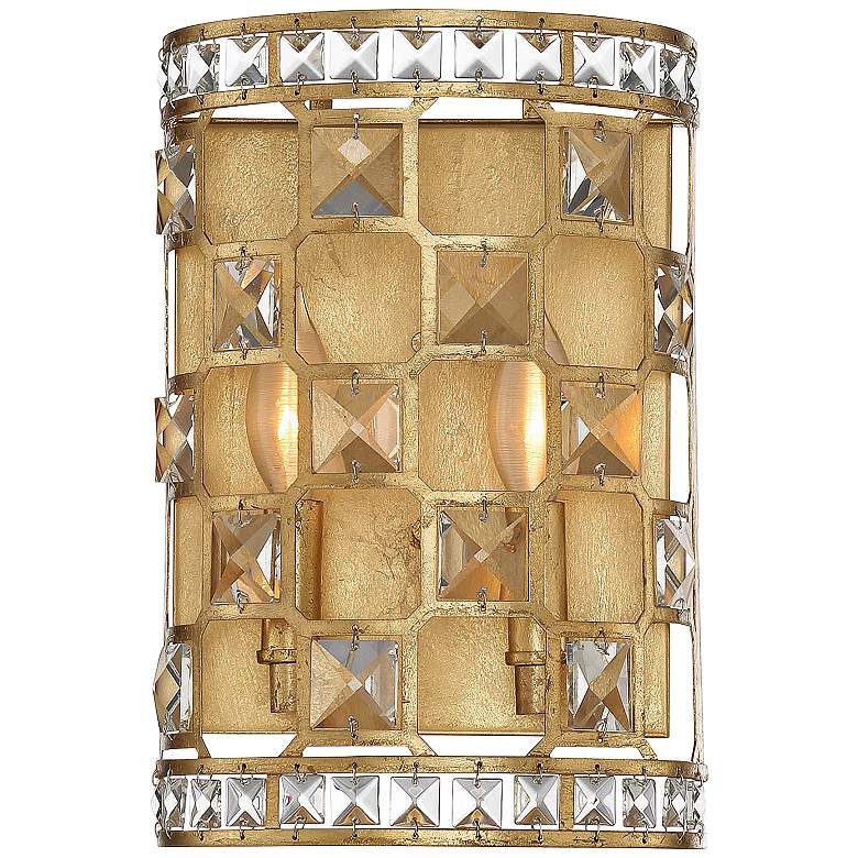 Image 1 Savoy House Clarion 12 inch High Gold Bullion Wall Sconce