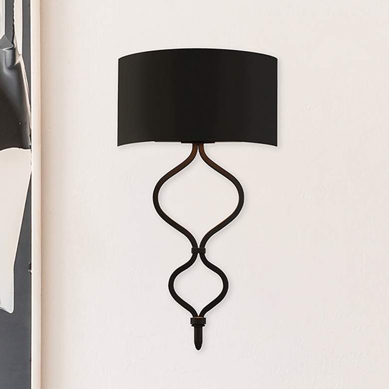 Image 1 Savoy House Como 20" High Matte Black LED Wall Sconce