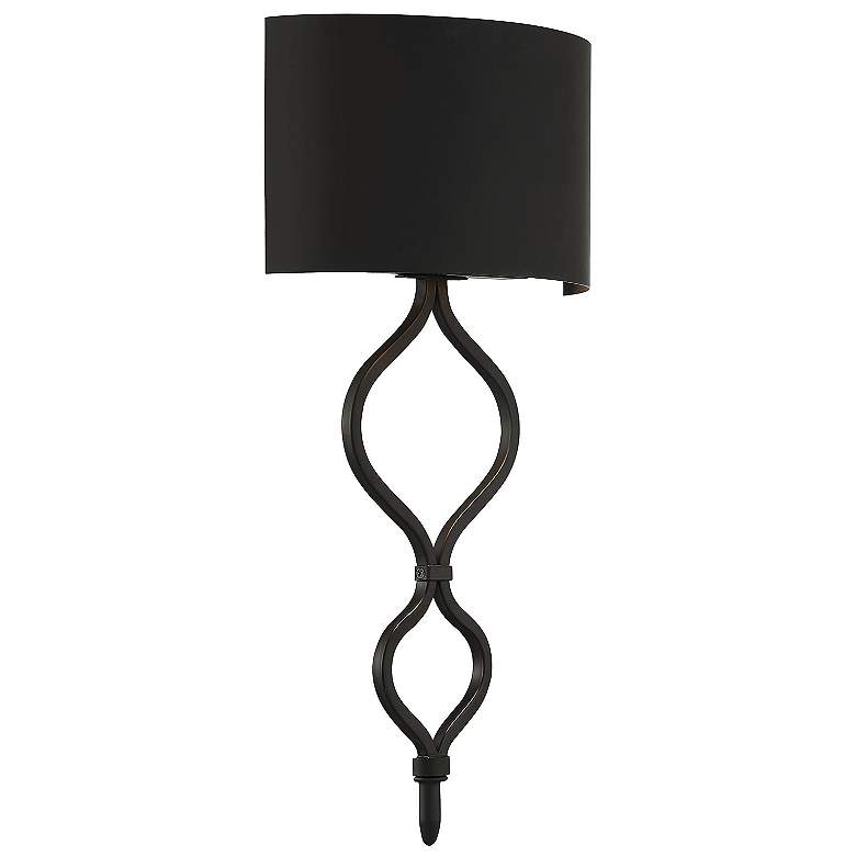 Image 4 Savoy House Como 20" High Matte Black LED Wall Sconce more views