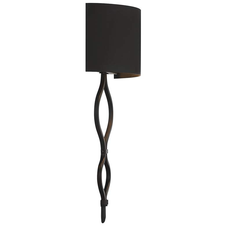 Image 5 Savoy House Como 20" High Matte Black LED Wall Sconce more views