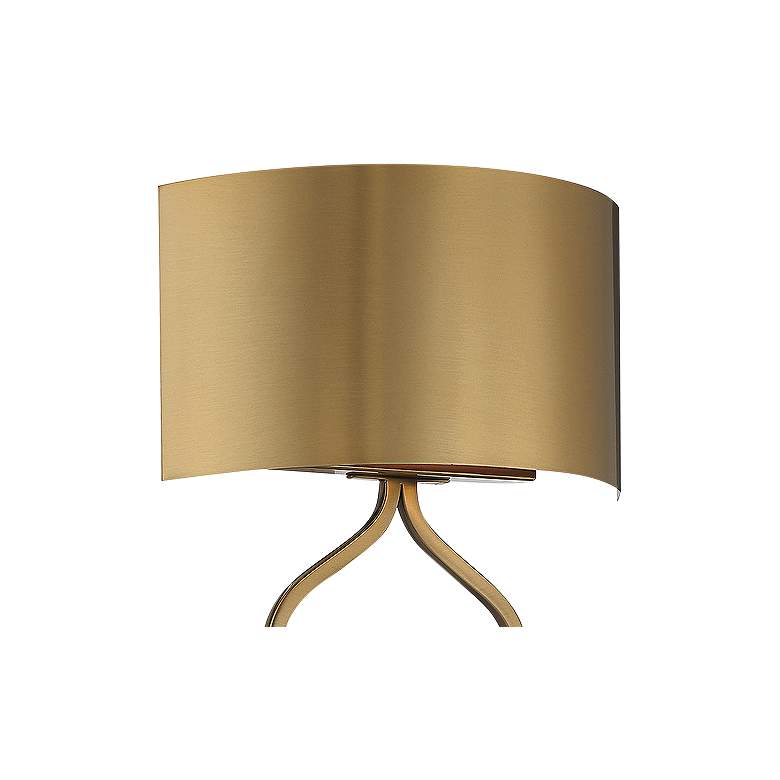 Image 2 Savoy House Como 20" High Warm Brass LED Wall Sconce more views