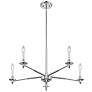 Thumbnail4 of Savoy House Couplet 16" Wide Matte Black with Warm Brass Chandelier more views
