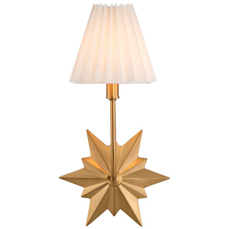 Image 4 Savoy House Crestwood 15 3/4" High Warm Brass Wall Sconce more views