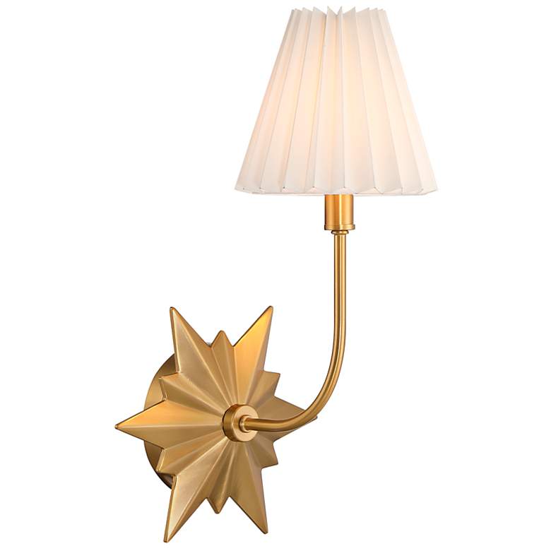Image 5 Savoy House Crestwood 15 3/4" High Warm Brass Wall Sconce more views