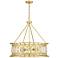 Savoy House Daintree 30" Wide True Gold 8-Light Pendant