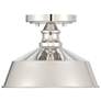 Thumbnail3 of Savoy House Danver 10" Wide Polished Nickel Ceiling Light more views