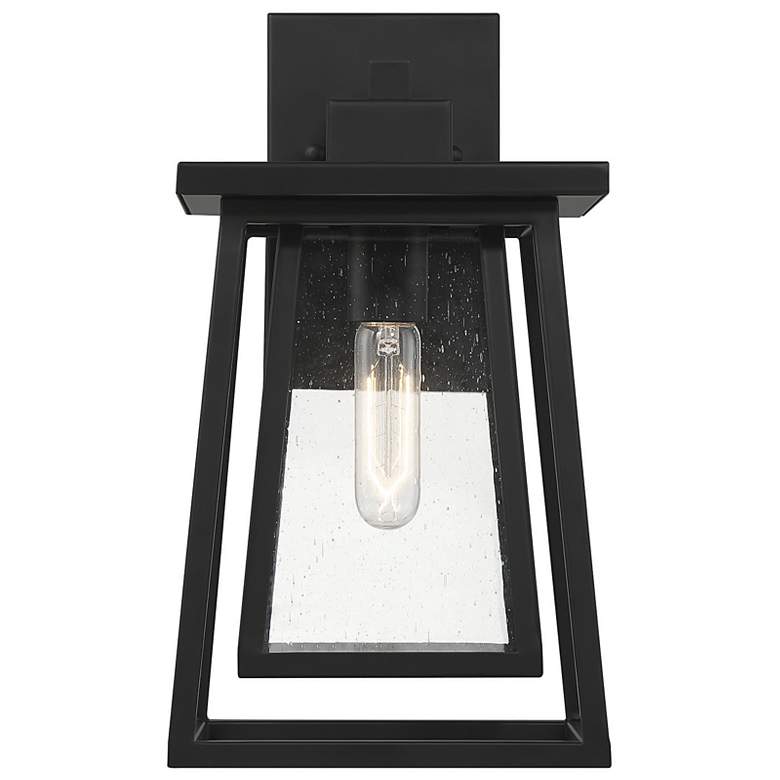 Image 3 Savoy House Denver 15" High Matte Black Outdoor Wall Light more views