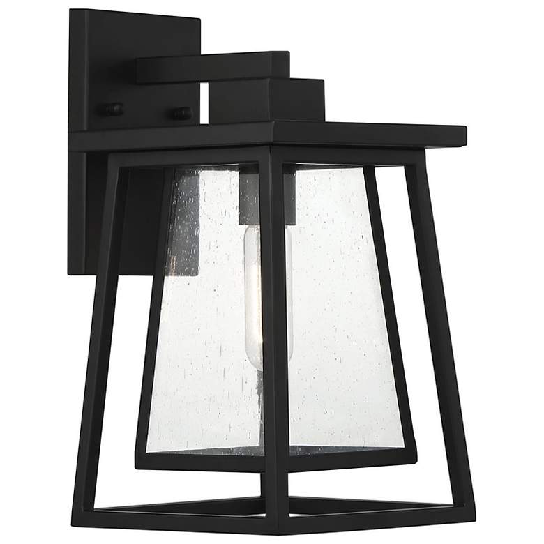Image 4 Savoy House Denver 15" High Matte Black Outdoor Wall Light more views