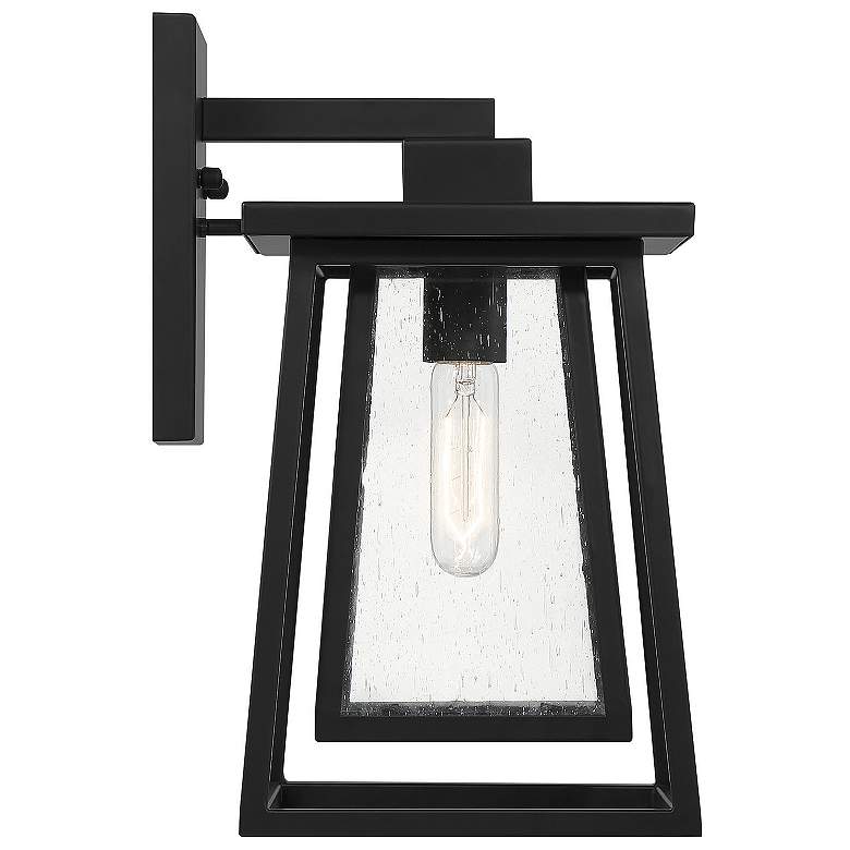 Image 5 Savoy House Denver 15" High Matte Black Outdoor Wall Light more views
