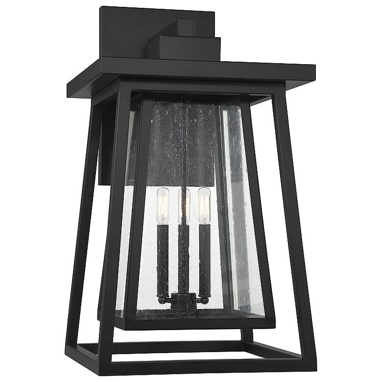 Image 1 Savoy House Denver 29" High Matte Black Outdoor Wall Light