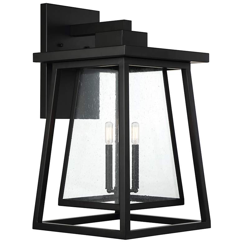 Image 4 Savoy House Denver 29" High Matte Black Outdoor Wall Light more views