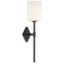 Thumbnail1 of Savoy House Destin 22" High Matte Black Wall Sconce