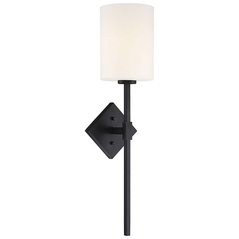 Image 4 Savoy House Destin 22" High Matte Black Wall Sconce more views