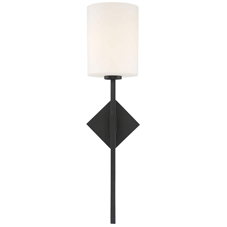 Image 6 Savoy House Destin 22" High Matte Black Wall Sconce more views
