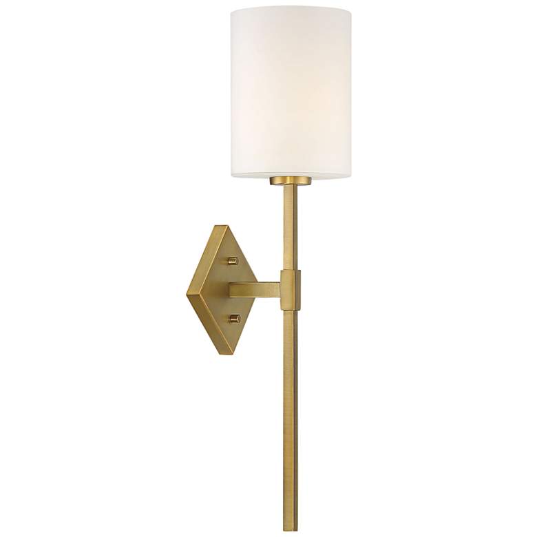 Image 1 Savoy House Destin 22" High Warm Brass Wall Sconce