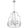 Thumbnail4 of Savoy House Diplomat 20" Wide Satin Nickel 4-Light Pendant more views