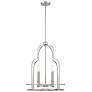 5_Savoy House Diplomat 20" Wide Satin Nickel 4-Light Pendant more views