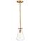 Savoy House Doppio 6 1/4" Wide Natural Brass Mini Pendant
