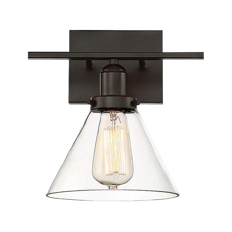 Image 2 Savoy House Drake 28 1/2"W English Bronze 3-Light Bath Light more views