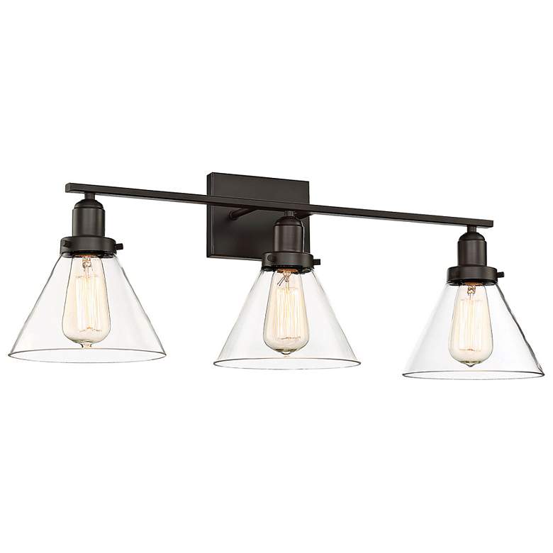 Image 4 Savoy House Drake 28 1/2"W English Bronze 3-Light Bath Light more views