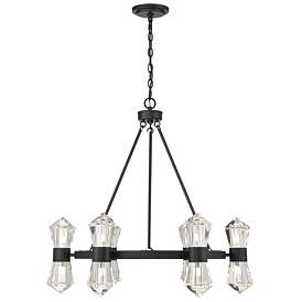 Image1 of Savoy House Dryden 32" Wide Matte Black 12-Light Chandelier