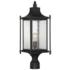 Savoy House Dunnmore 23 1/2" High Black Outdoor Post Light