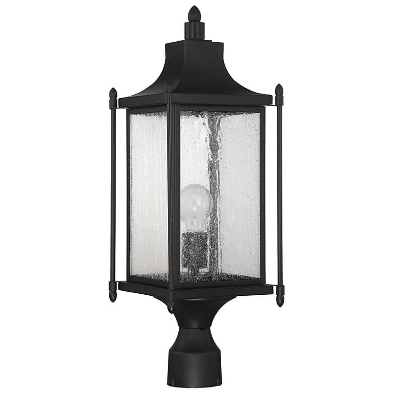 Image 2 Savoy House Dunnmore 23 1/2" High Black Outdoor Post Light more views