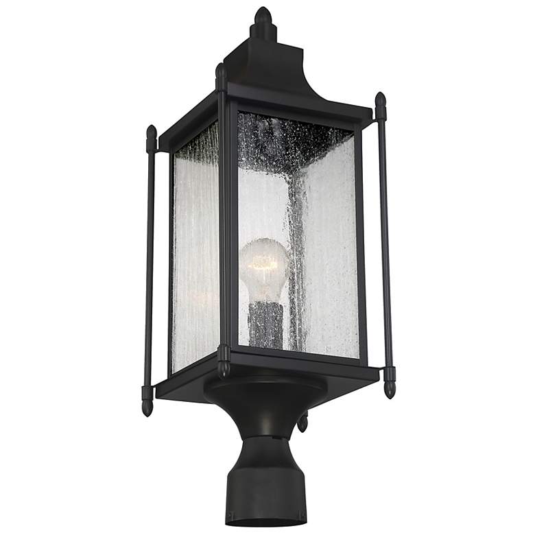 Image 4 Savoy House Dunnmore 23 1/2" High Black Outdoor Post Light more views