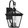 Savoy House Ellijay 19"H Black Outdoor Lantern Wall Light
