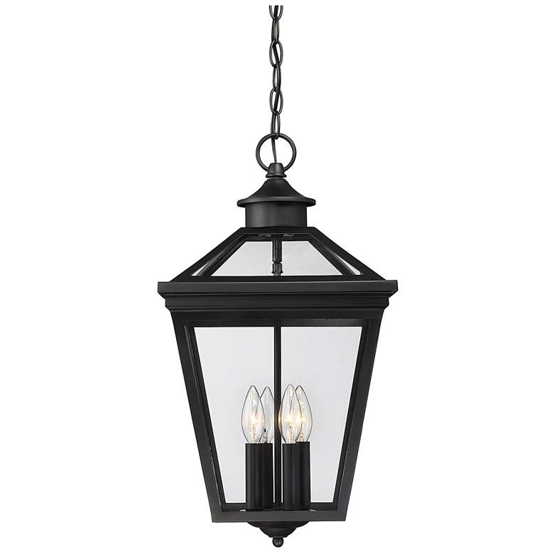 Image 3 Savoy House Ellijay 20 3/4" High Black Outdoor Hanging Light