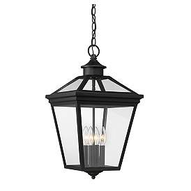 Image5 of Savoy House Ellijay 20 3/4" High Black Outdoor Hanging Light more views