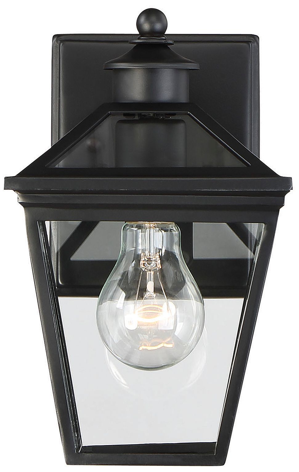Image 2 Savoy House Ellijay 9 1/2" High Black Outdoor Wall Light more views