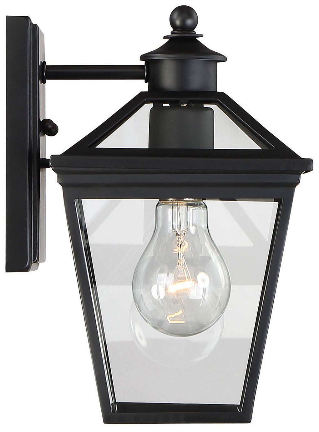 Image 3 Savoy House Ellijay 9 1/2" High Black Outdoor Wall Light more views