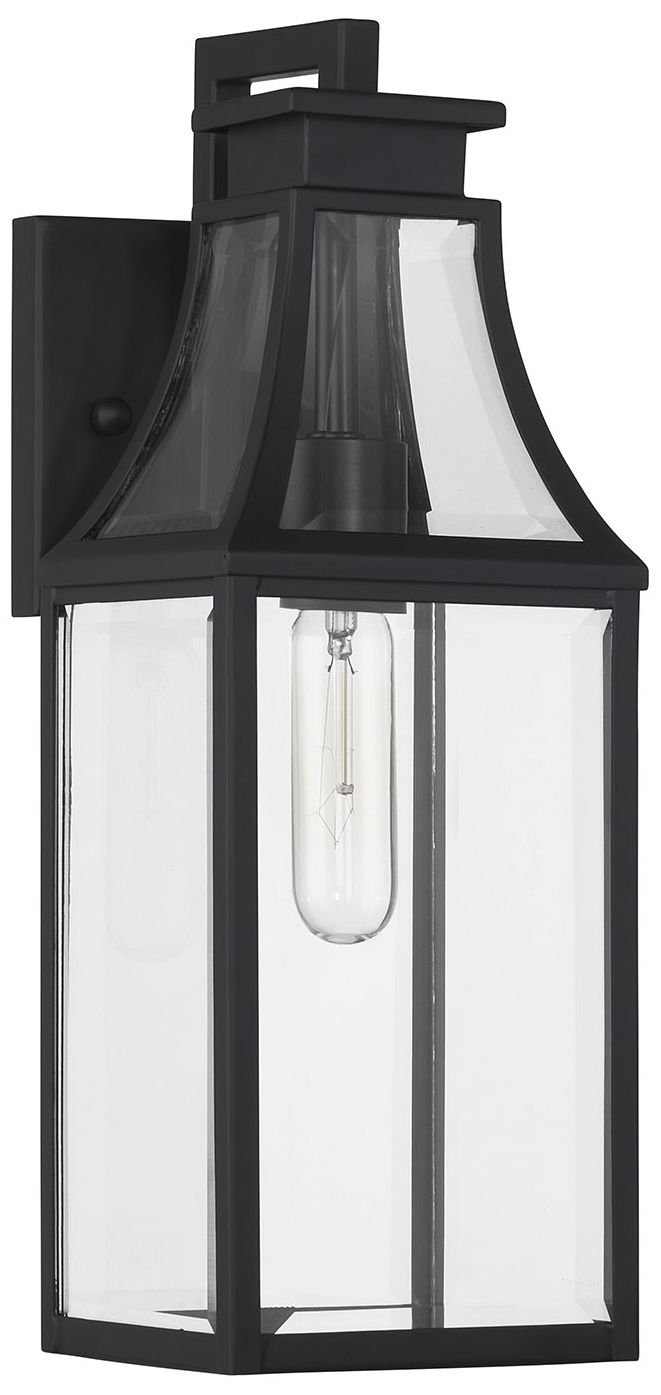 Image 2 Savoy House Emery 16" High Matte Black Outdoor Wall Light more views