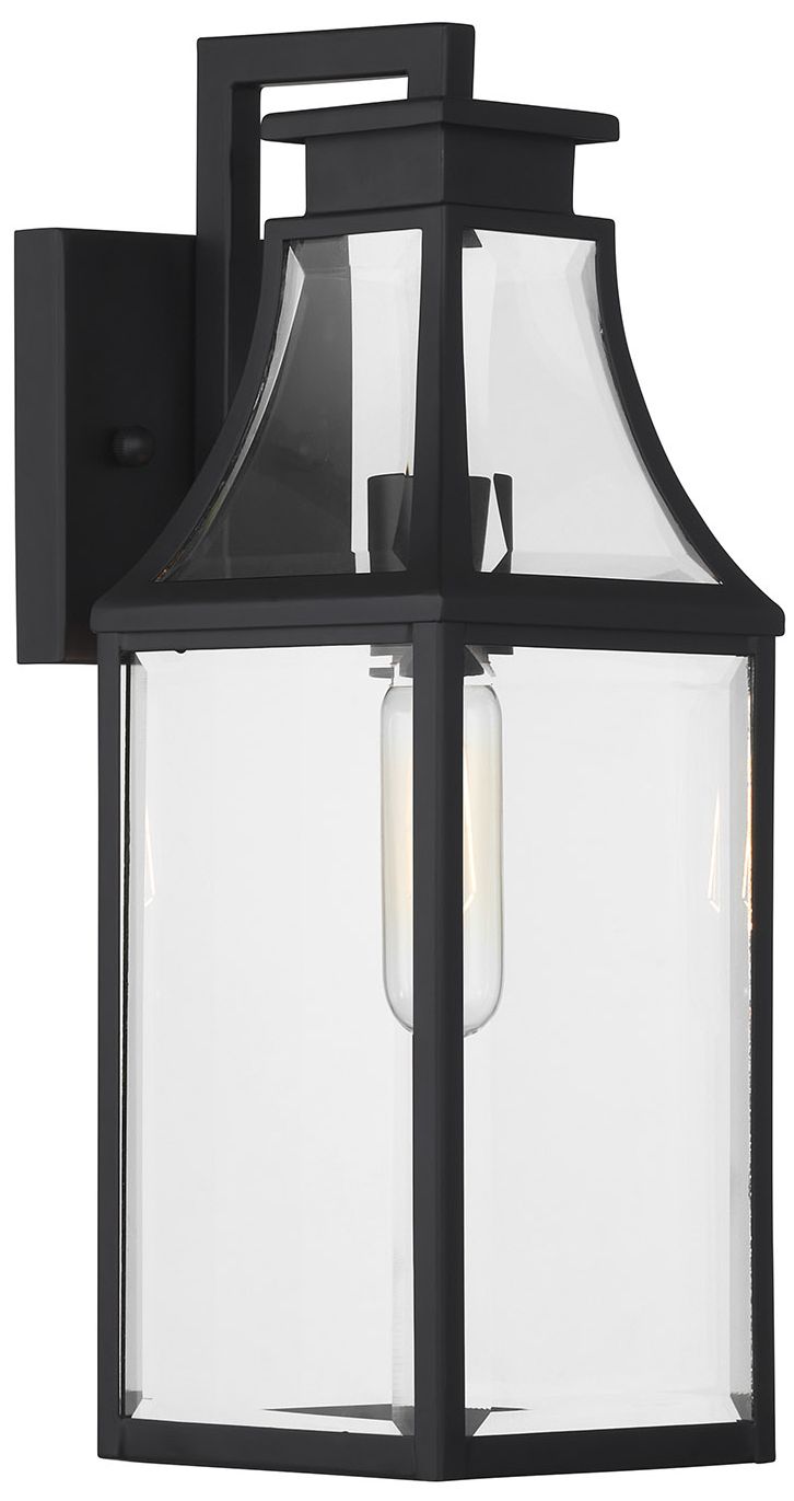 Image 4 Savoy House Emery 16" High Matte Black Outdoor Wall Light more views
